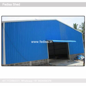 Industrial Shed Design with Durable Industrial Materials No-1623