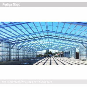 Industrial Shed Design with Contemporary Roof Architecture No-1648