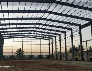Industrial Shed Design with Spacious Roof Span No-1686