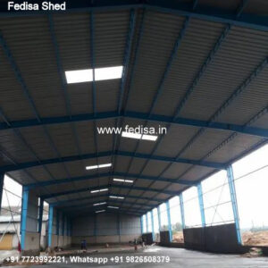 Industrial Shed Design with Modern Steel Architecture No-1704