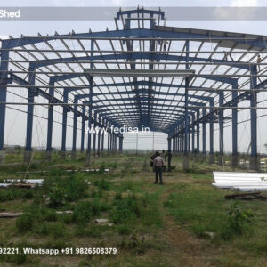Industrial Shed Design with Spacious Warehouse Planning No-1712