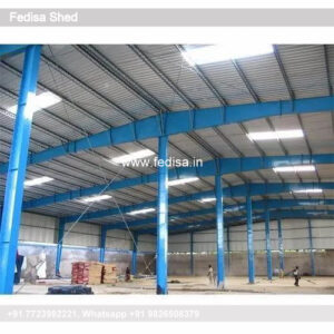 Industrial Shed Design with Modern Structural Roofing No-1734