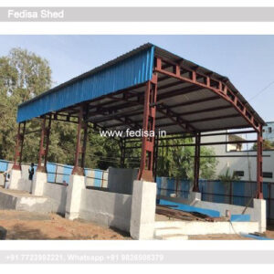 Industrial Shed Design with Spacious Structural Layout No. 1747