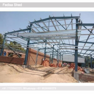 Industrial Shed Design with Weather Resistant Construction No-1762