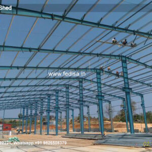 Industrial Shed Design with Modern Structural Framework No-1795