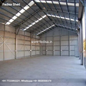 Industrial Shed Design with Durable Roof Framework No-1811