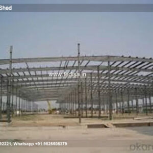 Industrial Shed Design with Strong Roofing Beam Support No-1817