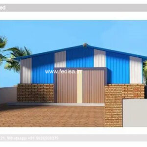 Industrial Shed Design with Durable Industrial Roofing Materials No-1856