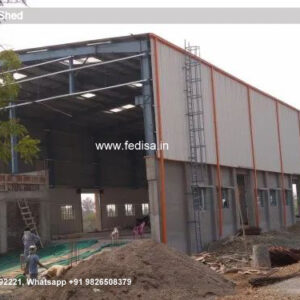 Industrial Shed Design with Attractive Factory Architecture No-1886