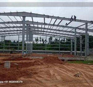 Industrial Shed Design with Spacious Warehouse Framework No-1895