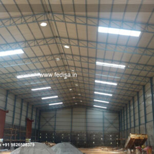 Industrial Shed Design with Spacious Open Structural Layout No-1906