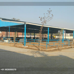 Industrial Shed Design with Premium Structural Steel Roofing No-1908