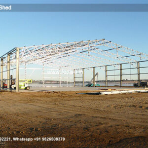 Industrial Shed Design with Strong Roofing Support Beams No-1914