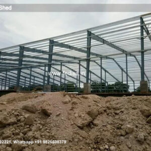 Industrial Shed Design with Functional Structural Roof Layout No-1917