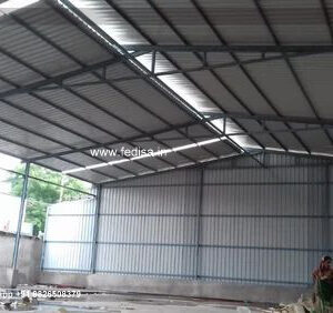 Industrial Shed Design with Strong Commercial Roofing Systems No-1945