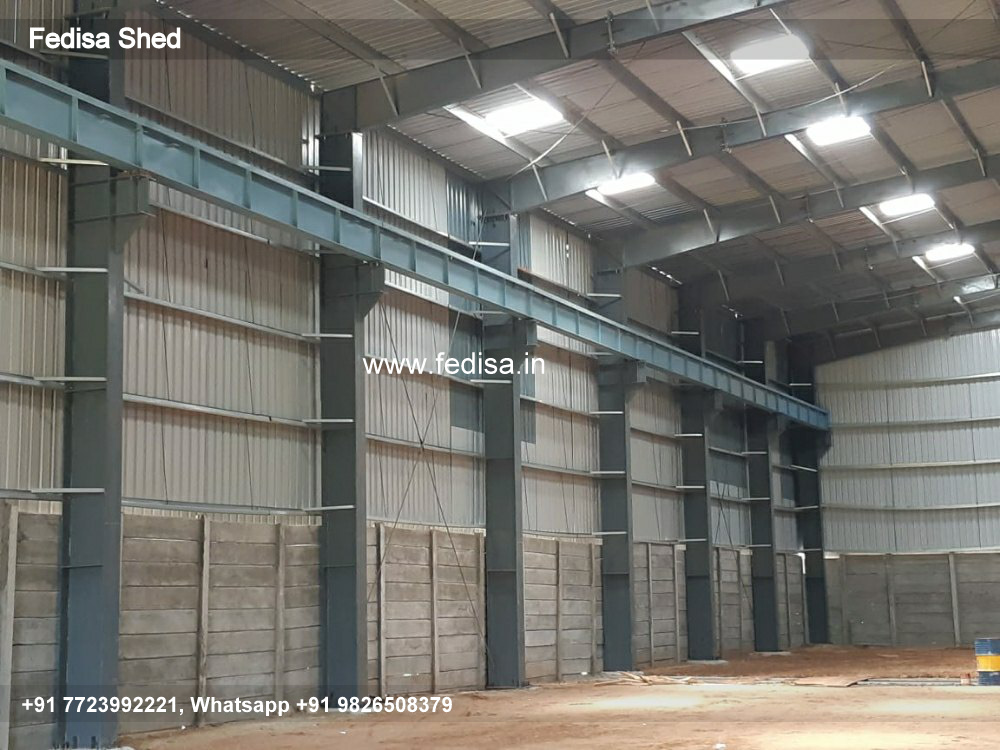 Industrial Shed Design with Durable Structural Roofing Panels No-1976