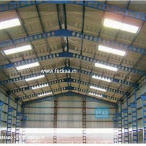 Industrial Shed Design with Functional Steel Structural Planning No-1984