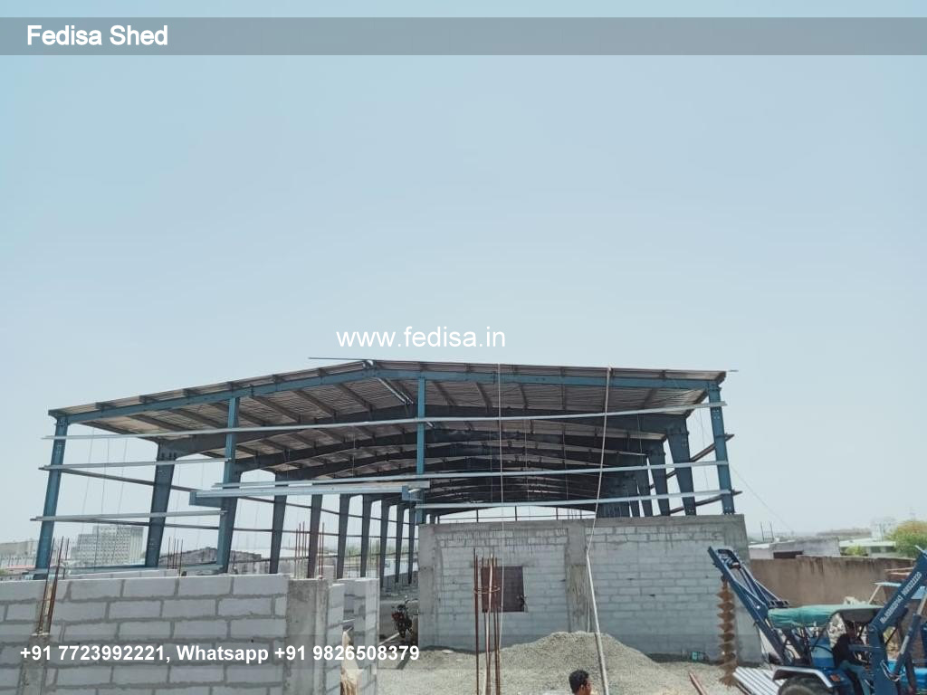 Industrial Shed Design with Contemporary Open Span Architecture No-1996