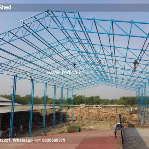 Industrial Shed Design with Weather Resistant Roofing No-2060