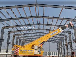 Industrial Shed Design with Functional Roof Layout No-2094
