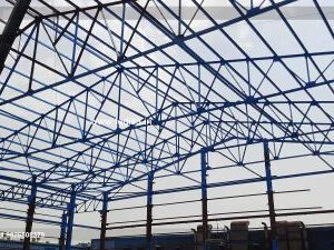 Industrial Shed Design with Wide Steel Roofing No-2111