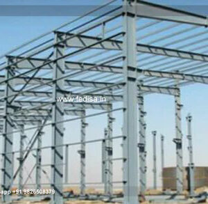 Industrial Shed Design with Stylish Exterior Roofing No-2116