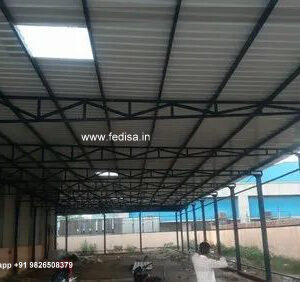 Industrial Shed Design with Contemporary Roof Design No-2118