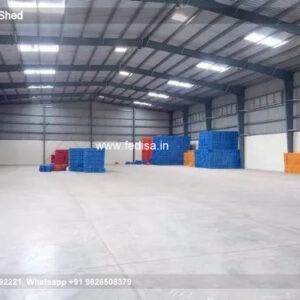 Industrial Shed Design with Steel Beam Framework No-2141