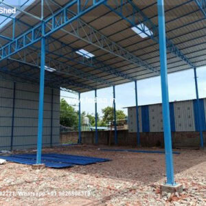 Industrial Shed Design with Durable Industrial Steel Frame No-2184