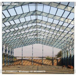 Industrial Shed Design with Elegant Factory Exterior No-2194