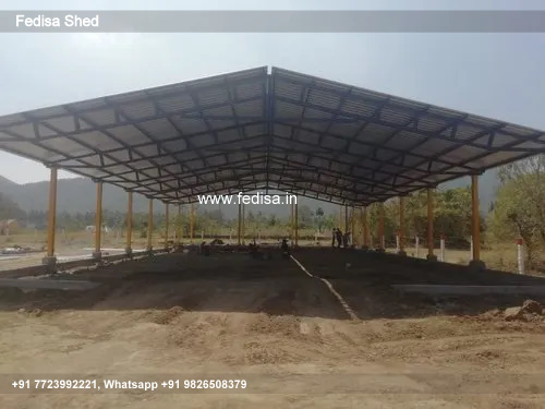 Industrial Shed Design with Attractive Roof Design No-2223