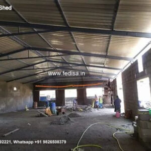 Industrial Shed Design with Modern Structural Roofing No-2234