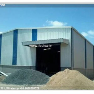 Industrial Shed Design with Spacious Structural Layout No-2247
