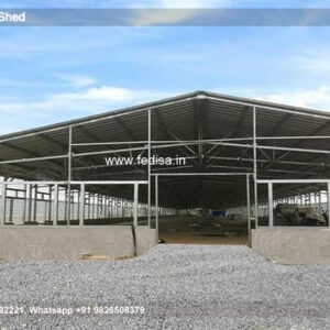 Industrial Shed Design with Open Roof Structural Design No-2259