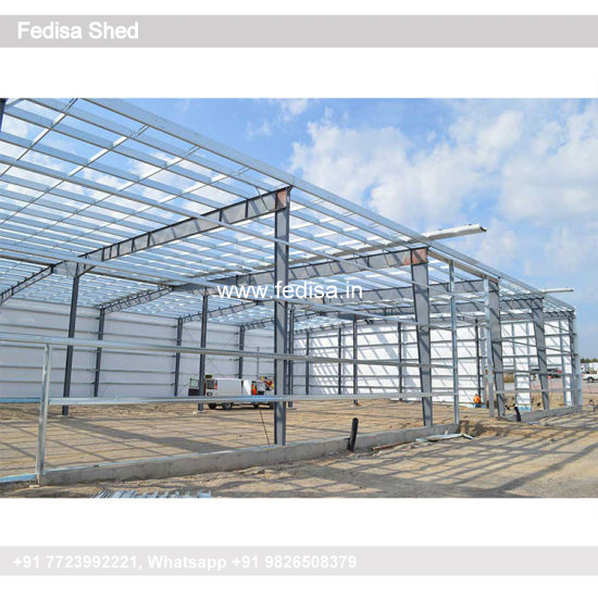 Industrial Shed Design with Durable Commercial Roofing No-2297