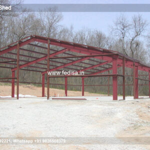 Industrial Shed Design with Heavy Structural Steel Support No-2304
