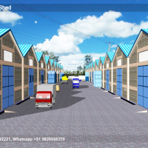 Industrial Shed Design with Functional Industrial Architecture No-2306