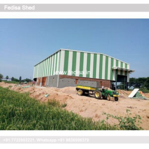 Industrial Shed Design with Durable Roof Framework No-2311