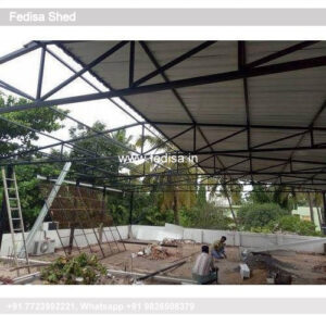 Industrial Shed Design with Strong Roofing Beam Support No-2317