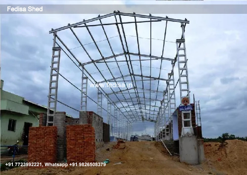 Industrial Shed Design with Spacious Industrial Architecture No-2337