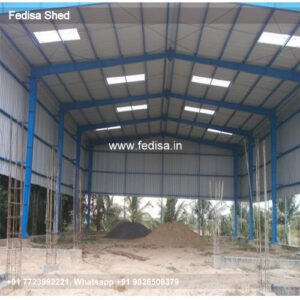 Industrial Shed Design with Functional Metal Roof Systems No-2342