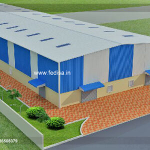 Industrial Shed Design for Modern Industrial Storage Facilities No-2376