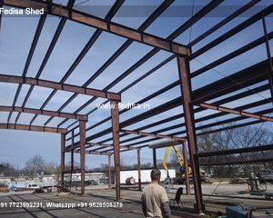 Industrial Shed Design with Strong Structural Stability No-2384