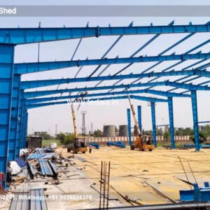 Industrial Shed Design with Spacious Open Structural Layout No-2406