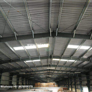 Industrial Shed Design with Strong Roofing Support Beams No-2414