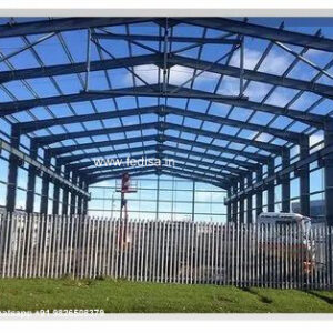 Industrial Shed Design with Functional Structural Roof Layout No-2417