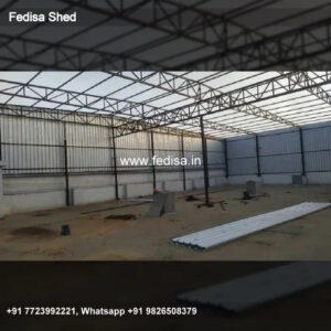 Industrial Shed Design with Strong Commercial Roofing Systems No-2445