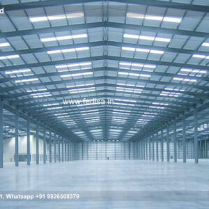 Industrial Shed Design with Strong Industrial Steel Construction No-2466
