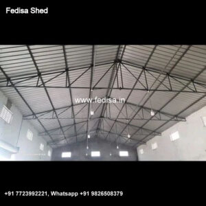 Industrial Shed Design with Attractive Steel Roofing Framework No-2479
