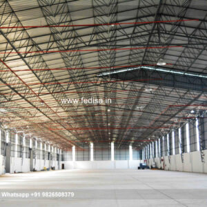 Industrial Shed Design with Attractive Roof Architecture